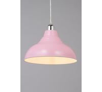 BHS Lighting Glow Dome Easy Fit Light Shade in Pink BHS Lighting Pink