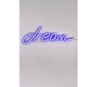 Glow Dream Neon Wall Light BHS Lighting Blue One Size