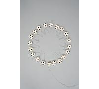 Glow Football LED String Lights - Black & White