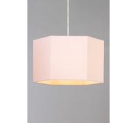 BHS Lighting Glow Hexagon Easy Fit Light Shade in Pink BHS Lighting Pink