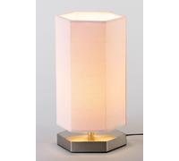 BHS Lighting Glow Hexagon Table Lamp in Silver BHS Lighting Silver