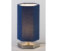 BHS Lighting Glow Hexagon Table Lamp in Silver BHS Lighting Silver