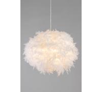 Litecraft Glow Feather Ball 50cm Easy Fit Child's Light Shade - White