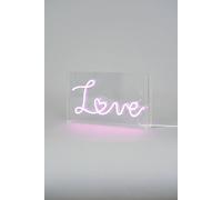 Litecraft Glow Light Box Neon Style Love LED - Pink