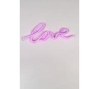 Litecraft Glow Love Neon Wall Light Children's Lighting - Pink