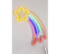 Glow Shooting Star Neon Wall Light BHS Lighting Multi One Size