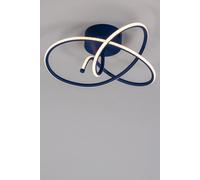 BHS Lighting Glow Whirly Flush Ceiling Light in Blue BHS Lighting Blue