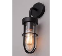 BHS Lighting Harris Outdoor Wall Light in Black BHS Lighting Black