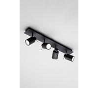 BHS Lighting Hector Bar Spotlight Ceiling Light in Black BHS Lighting Black