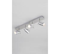 Bhs Lighting Hector Bar Spotlight Ceiling Light In Metallic Silver Metallic Silver One Size