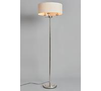 Bhs Lighting Henry Floor Lamp In Silver Silver One Size