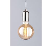 BHS Lighting Herringbone Cable Kit Pendant Ceiling Light in Metallic Silver BHS Lighting Metallic Silver
