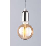 BHS Lighting Herringbone Cable Kit Pendant Ceiling Light in Metallic Silver BHS Lighting Metallic Silver