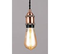 BHS Lighting Industrial Style Pendant Ceiling Light in Copper BHS Lighting Copper