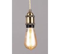 BHS Lighting Industrial Style Pendant Ceiling Light in Metallic Gold BHS Lighting Metallic Gold