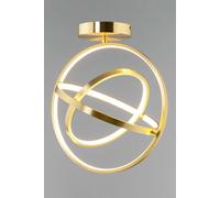 Bhs Lighting Ingel Flush Ceiling Light In Gold Gold One Size