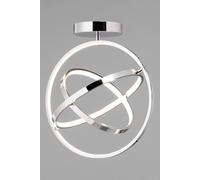 Ingel Flush Ceiling Light BHS Lighting Silver One Size