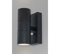 BHS Lighting Jared Black Outdoor Up & Down Wall Light with Sensor BHS Lighting Black