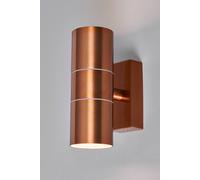 BHS Lighting Jared Copper Outdoor Up & Down Wall Light BHS Lighting Copper