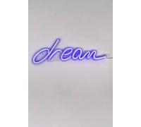 Glow Dream Neon Wall Light BHS Lighting Blue One Size