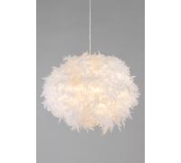 Litecraft Glow Feather Ball 50cm Easy Fit Child's Light Shade - White