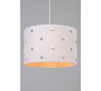 Litecraft Glow Pom Pom Easy Fit Light Shade - White