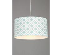 BHS Lighting Large Diamond Easy Fit Light Shade in Blue BHS Lighting Blue