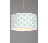BHS Lighting Large Diamond Easy Fit Light Shade in Blue BHS Lighting Blue