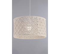 Bhs Lighting Large Macrame Easy Fit Light Shade In Ivory Ivory One Size