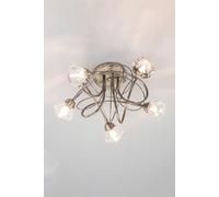 Large Marianne Pendant Ceiling Light BHS Lighting Metallic Gold One Size