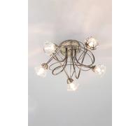 Large Marianne Pendant Ceiling Light BHS Lighting Metallic Gold One Size