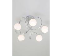 Large Soni Pendant Ceiling Light BHS Lighting Metallic Silver One Size