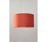 BHS Lighting Large Velvet Easy Fit Light Shade in Orange BHS Lighting Orange
