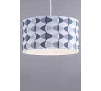 BHS Lighting Large Wave Easy Fit Light Shade in Grey BHS Lighting Grey