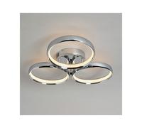 BHS Lighting Lena LED 3 Light Flush Light - Chrome