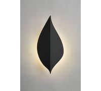 Lesley LED Leaf Style Outdoor Wall Light BHS Lighting Dark Grey One Size