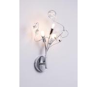 BHS Lighting Lila Wall Light in Metallic Silver BHS Lighting Metallic Silver