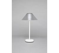 Bhs Lighting Lynx Rechargeable Outdoor Table Lamp In White White One Size