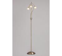 BHS Marianne Antique Brass Floor Lamp