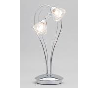 BHS Lighting Marianne Table Lamp in Metallic Silver BHS Lighting Metallic Silver