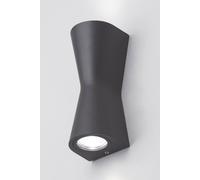 Bhs Lighting Melby Outdoor Wall Light In Dark Grey Dark Grey One Size