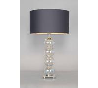 BHS Lighting Metro Stack Table Lamp in Silver BHS Lighting Silver