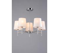Mira Semi Flush Ceiling Light BHS Lighting Silver One Size