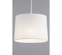 Bhs Lighting Mira Small Linen Easy Fit Light Shade In Natural Natural 25cm diameter x 19cm high