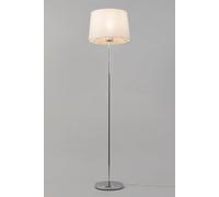 Bhs Lighting Mira Touch Floor Lamp In Silver Silver One Size
