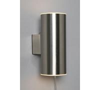Namid Outdoor Solar Wall Light BHS Lighting Silver One Size