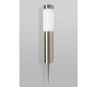 BHS Lighting Nashi Outdoor Solar Spike Light in Silver BHS Lighting Silver