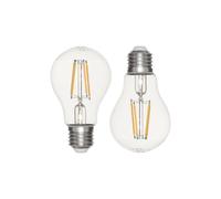 BHS Lighting Pack of 2 6W 2 E27 Edison Screw LED Bulb in Clear BHS Lighting Clear