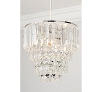 BHS Lighting Paladina Easy Fit Light Fitting in Silver BHS Lighting Silver