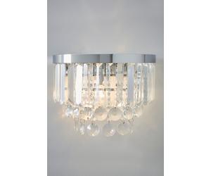 BHS Lighting Paladina Wall Light in Silver BHS Lighting Silver